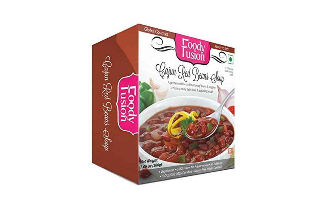 Foody Fusion Cajun Red Beans Soup    Box  200 grams